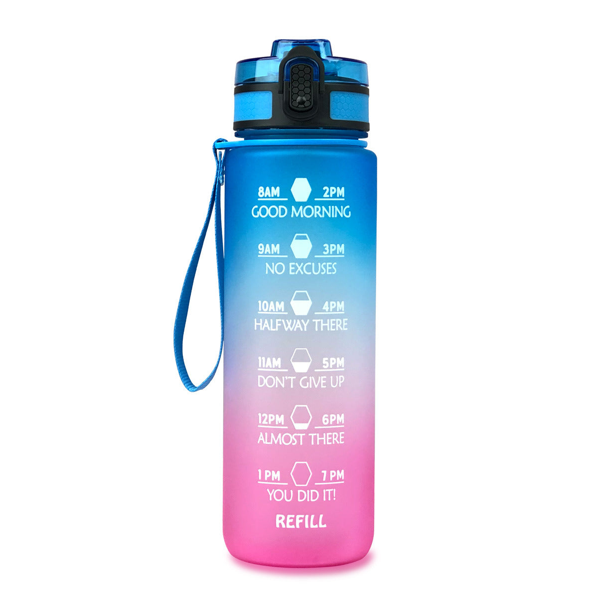 1000ml Water Cube Fitness Sports Water Bottle