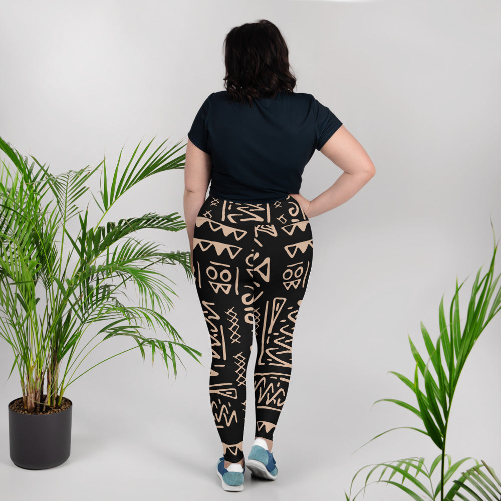 All-Over Print Plus Size Leggings