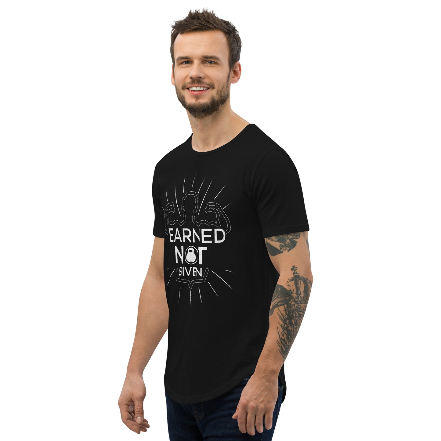 Men's Curved Hem T-Shirt