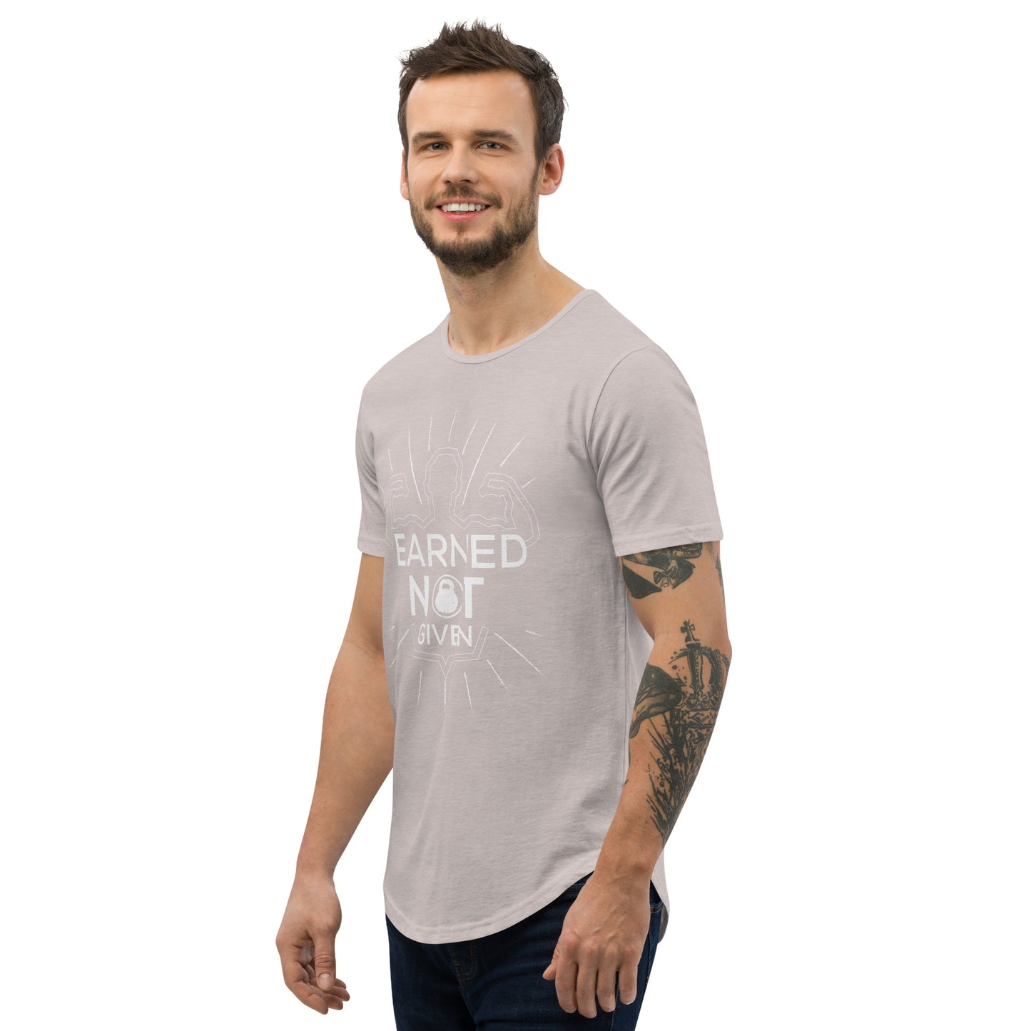 Men's Curved Hem T-Shirt