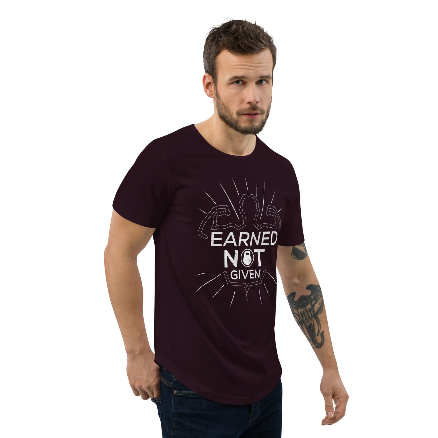 Men's Curved Hem T-Shirt